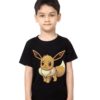 Black Boy Innocent Squirrel Kid's Printed T Shirt