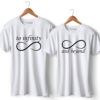 Infinity and beyond couple t shirts